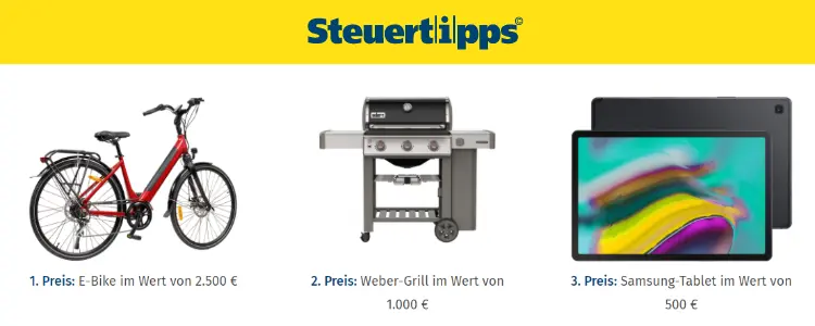 Steuertipps Gewinnspiel