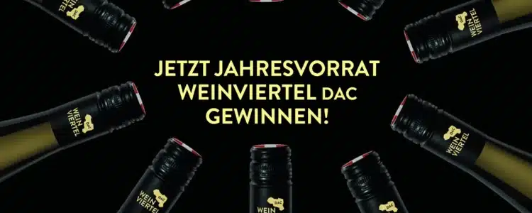 Wein-Jahresvorrat bei Weinviertel DAC gewinnen