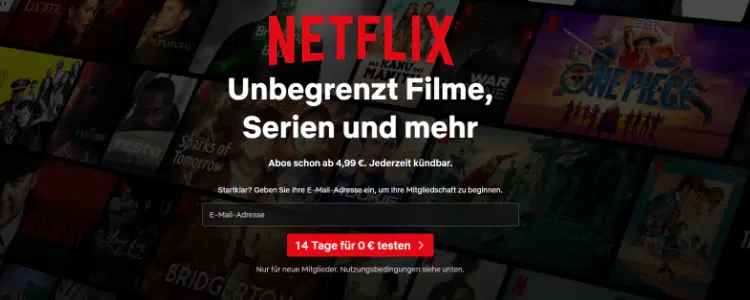 Netflix gratis testen