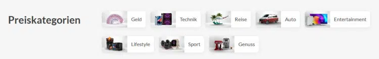 Preise bei GewinnArena