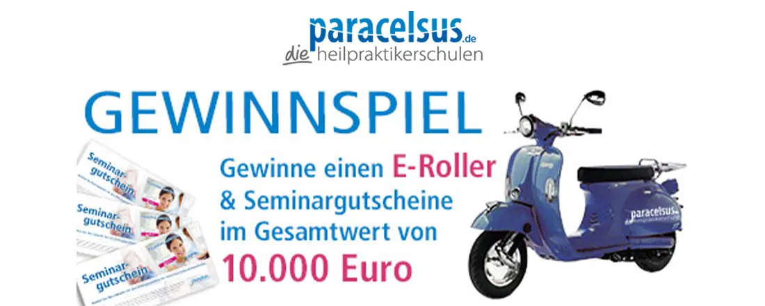 Paracelsus Gewinnspiel E-Roller gewinnen