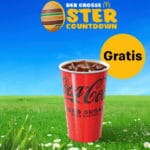 Coupon für gratis Coca Cola Zero Sugar beim McDonald's Oster-Countdown