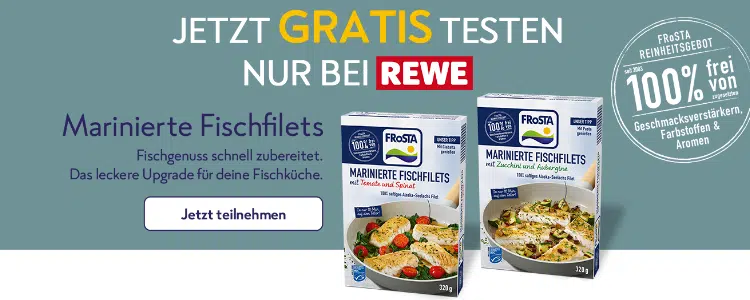 Frosta Fischfilets gratis testen