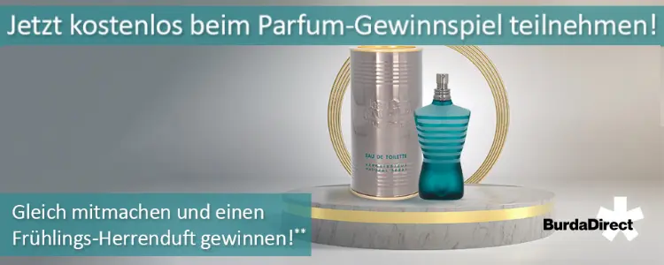 Herrenparfum bei Burda Direct gewinnen