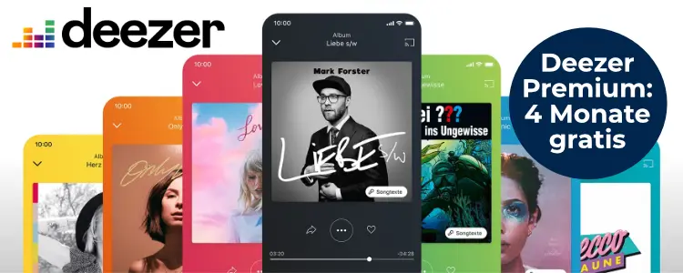 deezer 4 Monate gratis testen