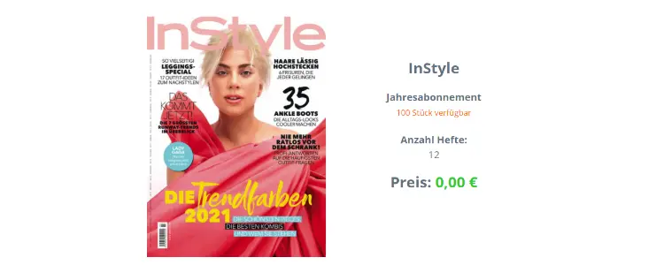 Instyle gratis