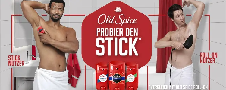 Old Spice Deo gratis testen