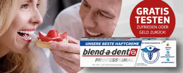 blend-a-dent professional Haftcreme gratis testen