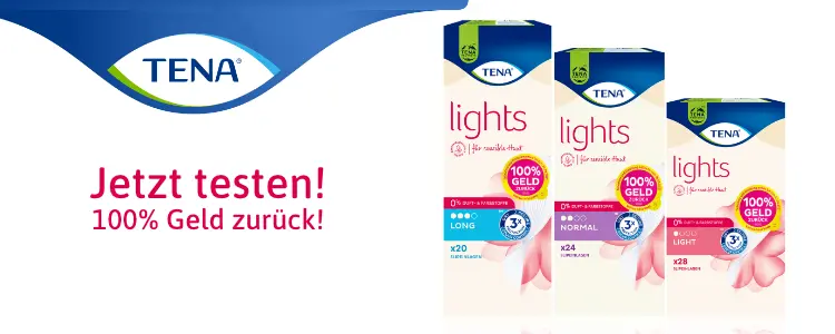 Tena lights gratis testen