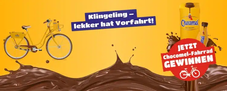 Chocomel-Fahrrad gewinnen