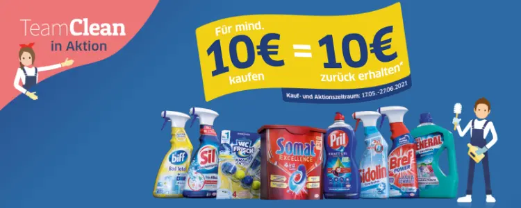 Henkel-Produkte für 10€ kaufen, 10€ erstattet bekommen