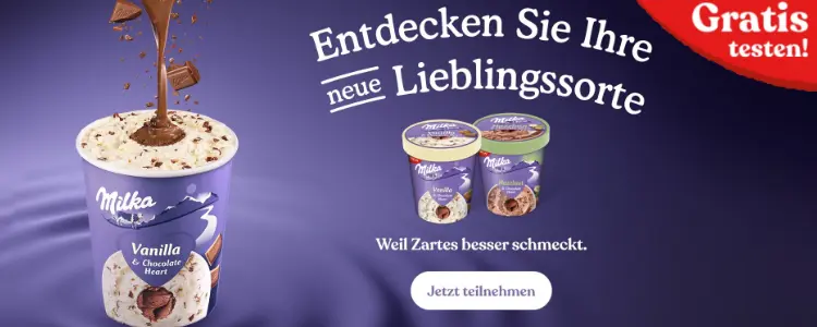 Milka Eis gratis testen