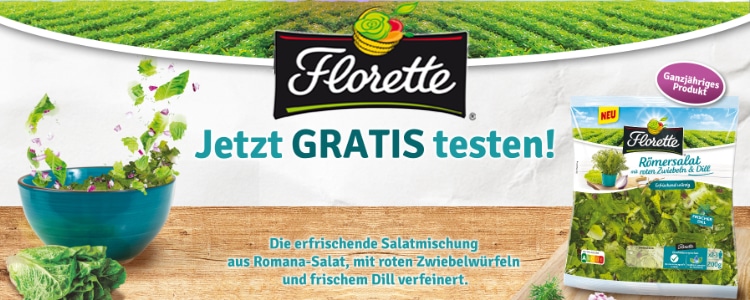 Florette Römersalat gratis testen
