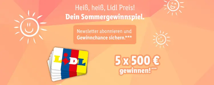 Lidl Sommer-Gewinnspiel