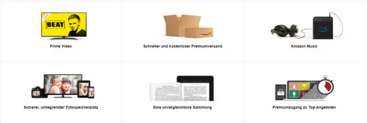 Vorteile mit Amazon Prime