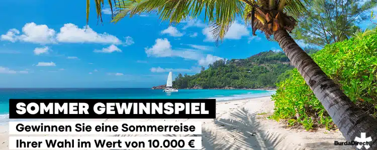 BurdaDirect: 10.000€ Reisegutschein gewinnen