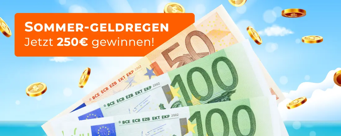 250€ Bargeld gewinnen