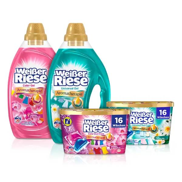 Weißer Riese Waschmittel Aromatherapie gratis testen