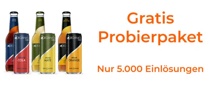 Red Bull gratis testen - ORGANICS