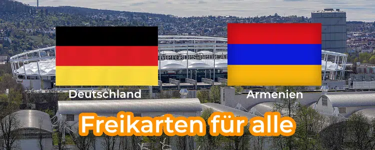 Fußball Freikarten Deutschland-Armenien