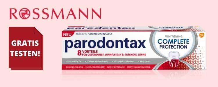 Rossmann Paradontax gratis testen