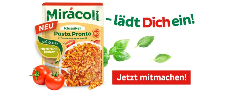 Miracoli Pasta Pronto: 2-für-1-Aktion
