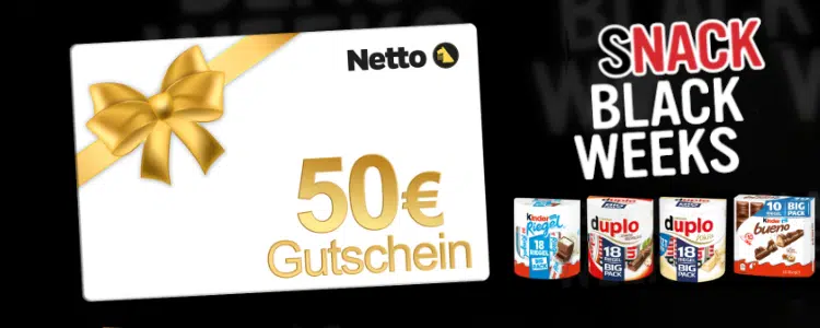 Ferrero Snack Black Weeks Netto Gutschein 