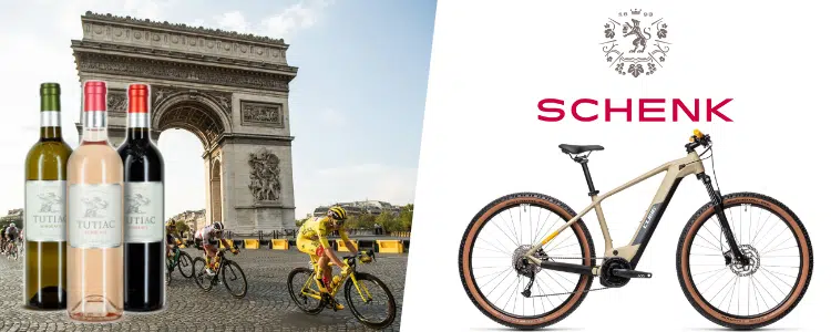 Schenk-Weine verlost E-Bike & wein-Pakete
