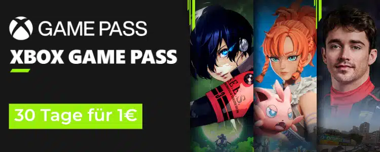 Xbox Game Pass für 1€