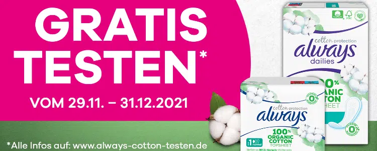 always cotton gratis testen