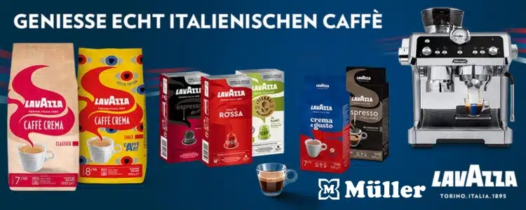 Lavazza Gewinnspiel bei Müller