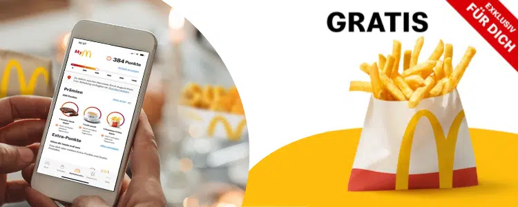 McDonald's gratis Pommes