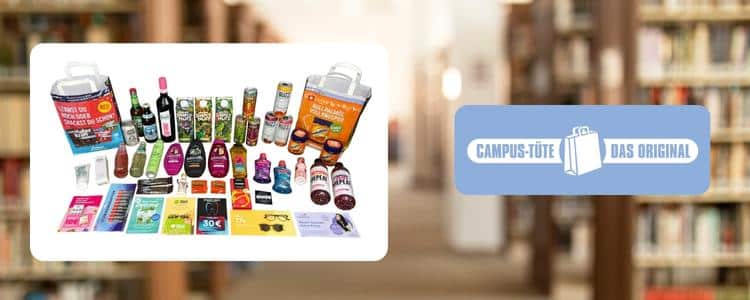 Campustüte gratis Produkte und Gutscheine für Studenten 2023
