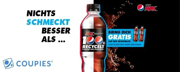 Pepsi Max gratis Coupies