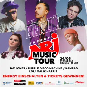 Tickets für ENERGY MUSIC TOUR gewinnen