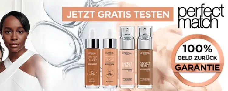 L'Oreal Perfect Match gratis testen