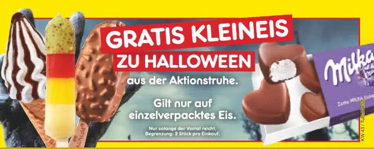 Gratis Eis zu Halloween