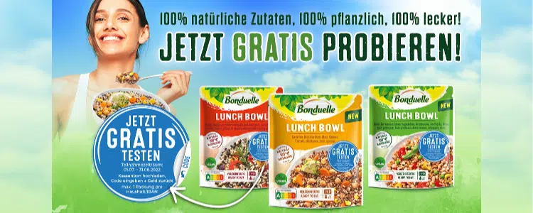 Bonudelle Lunch Bowl gratis testen