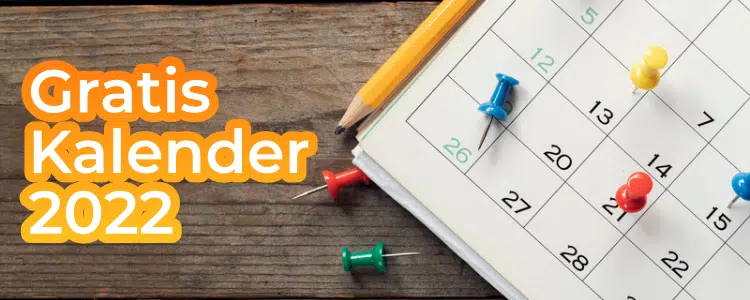 Gratis Kalender 2022 Kalender Pins Bleistift