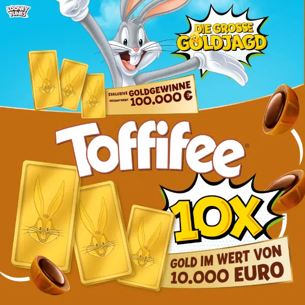 Toffifee Gewinnspiel Goldgewinne im Gesamtwert von 100.000€