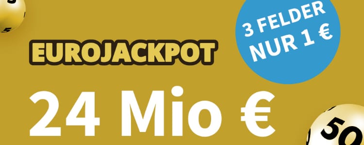 24 Mio € im EuroJackpot