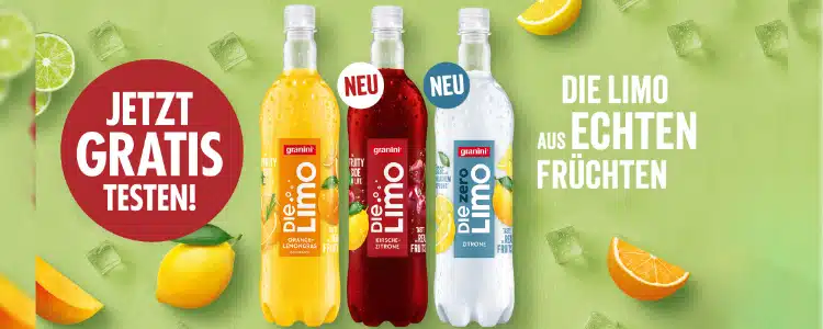 Die Limo von granini gratis testen