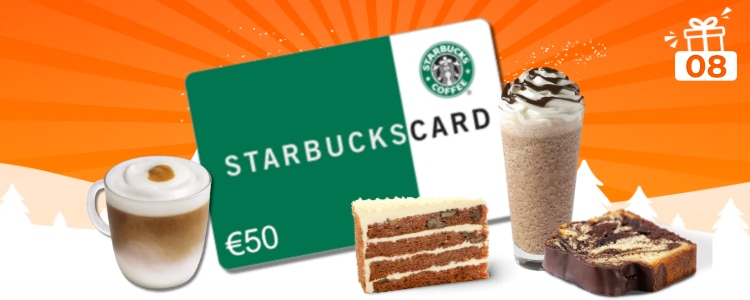 Starbucks-Gutschein Torte Marmorkuchen Geschenk Türchen8 Kaffee