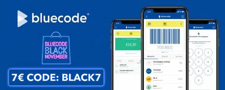 Bluecode 7€ Gutschein