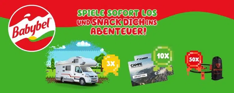 Babybel verlost Camper-Reise