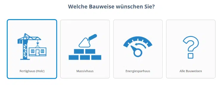 Bauweise bei musterhaus.net