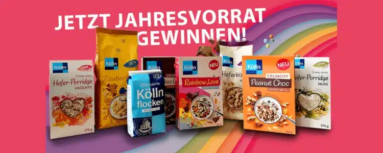 Kölln Gewinnspiel Jahresvorrat gewinnen