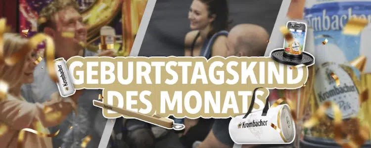 Krombacher Geburtstagskind des Monats