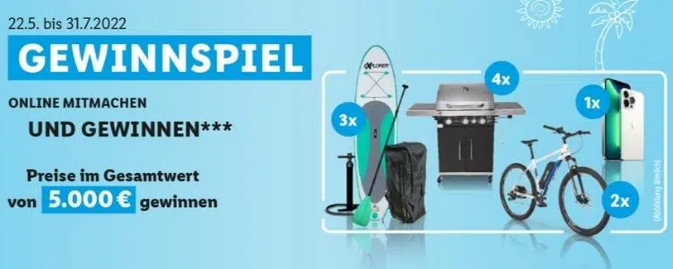 Lidl Sommergewinnspiel