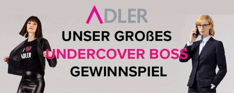 Adler Undercover Boss Gewinnspiel